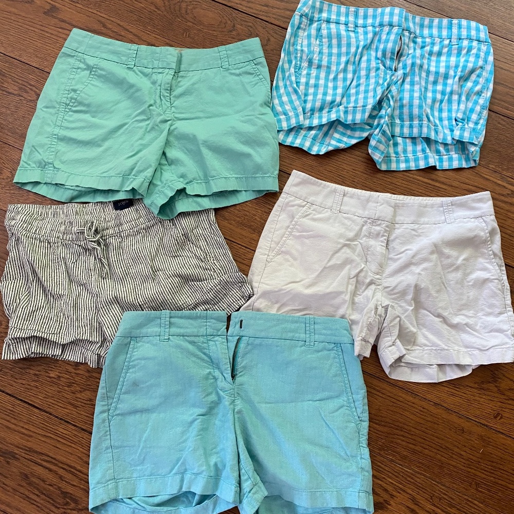 Lot of Women’s J Crew Shorts Size 4 (and one size XS)